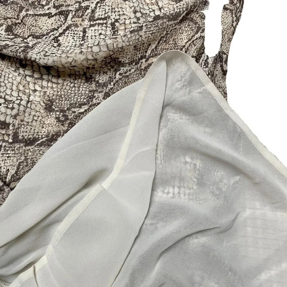 Reformation Python Snake Venezia Midi Dress Size 4 - Picture 13 of 15